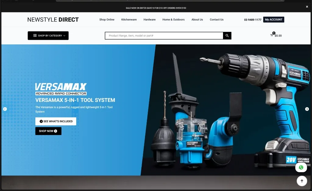 NewstyleDirect v2 Versamax 5-in-1 kitchen system hero